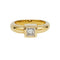 Bague 52 Solitaire Fred Paris diamant princesse, or jaune. 58 Facettes 33668