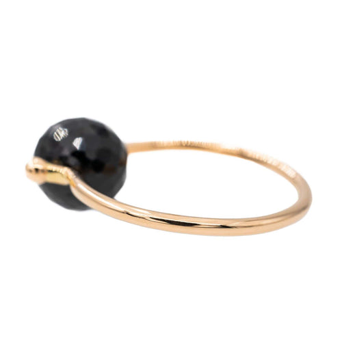 Bague 54 Bague Or rose Onyx 58 Facettes 2883065CN