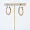 Boucles d'oreilles Boucles d'oreilles créoles or rose 58 Facettes 24-339
