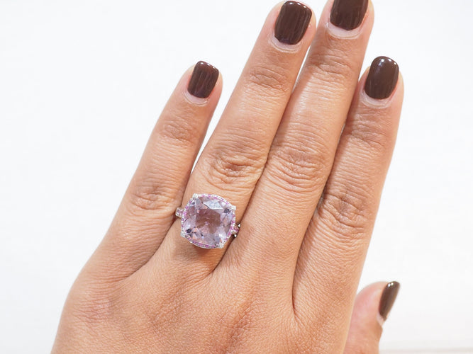 Bague 54 Bague Mauboussin "Couleur d'Amour" en or blanc et Améthyste 58 Facettes 33213
