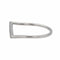 Bague 51 Messika Bague Gatsby Barrette Or blanc Diamant 58 Facettes 4098668RV