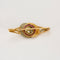 Broche Broche or jaune et gris et diamants 58 Facettes BLO01583