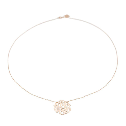 Collier Ginette NY Collier Pendentif Baby Lace Monogram Or rose 58 Facettes 2617336CN
