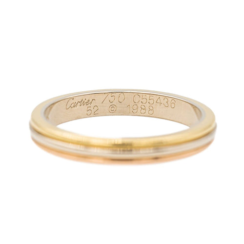 Bague 52 Cartier Bague Alliance Vendôme Louis Cartier Or rose 58 Facettes 3180652RV
