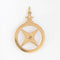 Pendentif Pendentif boussole diamant en or jaune 58 Facettes G13571