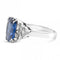 Bague 50 Bague Ceylan or gris saphir bleu diamants 58 Facettes 61100135