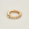 Bague 51 Bague souple en or rose et diamants 58 Facettes JR0009-51