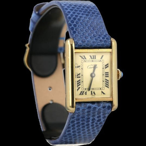 Montre Cartier Montre Tank Vermeil 58 Facettes MT42341