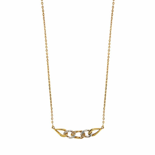 Collier Collier 2 ors et diamants 58 Facettes 30034