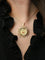 AUGIS - Médaille amour ronde or Plus qu'hier moins que demain or jaune, diamant, rubis 58 Facettes J556