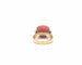 Bague Bague or jaune et corail 58 Facettes