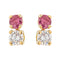 Boucles d'oreilles Boucles d'oreilles Puces Or jaune Rubis 58 Facettes 3622953CN