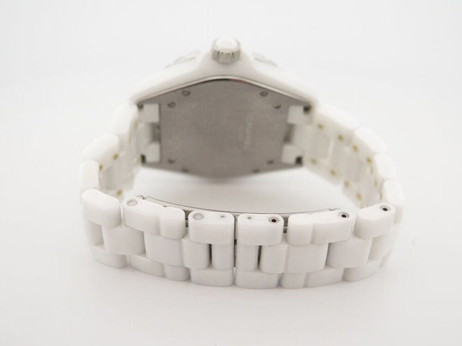 Montre montre CHANEL j12 38 mm ceramique blanche automatique 58 Facettes 261872