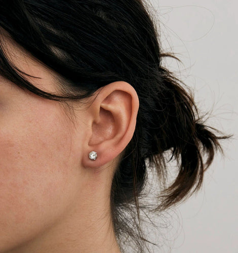 Boucles d'oreilles Puces D'oreilles Or & Diamants 58 Facettes BO/240006