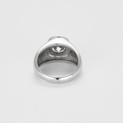 Bague 58 Bague solitaire en or blanc et diamant 3.30 carats 58 Facettes MLJ0585