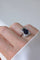 Bague Bague Art Déco Losange Saphir synthétique et diamants 58 Facettes