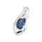 Pendentif Pendentif Or blanc Saphir 58 Facettes 3079910CN