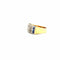 Bague 54 Bague Tank Or Jaune Diamants & Saphirs 58 Facettes 12-GS32924-01