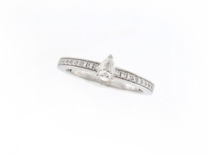 Bague 54 bague CHAUMET triomphe josephine eclat d'eternite platine 58 Facettes 259901