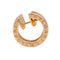 Boucles d'oreilles Bulgari Boucles d'oreilles Créoles B.Zéro1 Or rose 58 Facettes 3227078CN