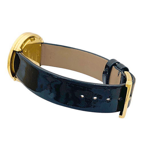 Montre Montre Poiray "Ma Seconde" acier, or, cuir, nacre, diamants. 58 Facettes 34313