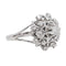 Bague 55 Bague Marguerite Or blanc Diamant 58 Facettes 3090580CN