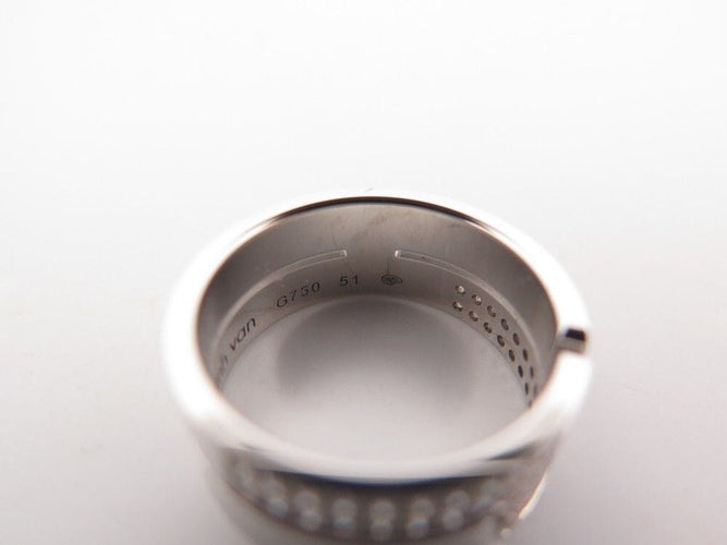 Bague 51 bague DINH VAN seventies mm en or blanc diamants 58 Facettes 260260