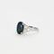 Bague Bague Art Déco Saphir Ovale et Diamants 58 Facettes A11073