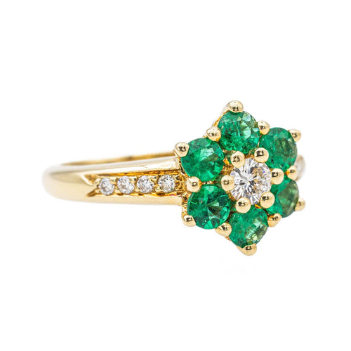 Bague 51 Bague Marguerite Or jaune Diamant 58 Facettes 3319343CN