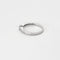 Bague 52,5 Solitaire or blanc et diamants 58 Facettes ROD3416
