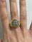 Bague en or et argent massif représentant Alexandre le Grand, pièce de monnaie Bulgari