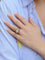 Bague Bague dome en or jaune, platine et diamant 1 carat 58 Facettes 898