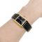 Montre Cartier "Tank Must" argent plaqué or, cuir.