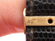 Montre vintage montre BOUCHERON carre 24 mm or jaune lezard mecanique 58 Facettes 258880