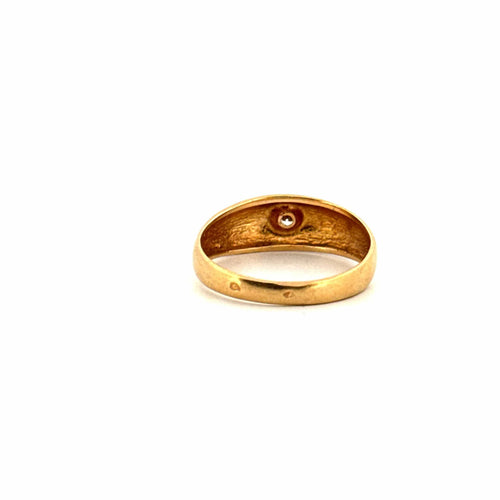 Bague Solitaire Jonc or jaune et diamant 58 Facettes 74-GS33286-1