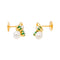 Boucles d'oreilles Boucles d'oreilles Or jaune Emeraude 58 Facettes 3282603CN