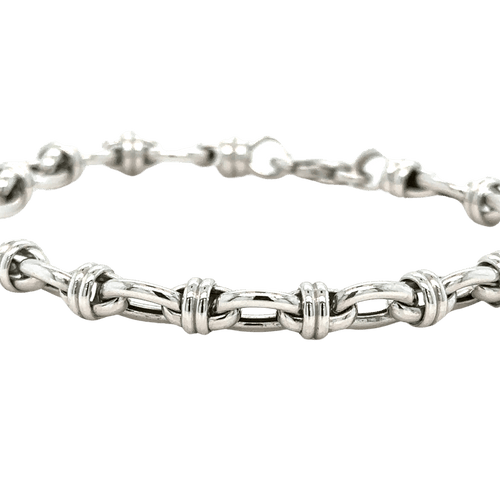Bracelet Bracelet à Maillons or blanc 58 Facettes 10049/19