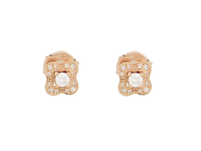 Boucles d'oreilles boucles d'oreilles MAUBOUSSIN chance of love or rose diamants 58 Facettes 259044