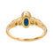 Bague 53 Bague Or jaune Saphir 58 Facettes 2663647CN