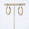 Boucles d'oreilles Boucles d'oreilles créoles or rose 58 Facettes 24-339