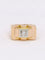 Bague tank diamant taille ancienne 0,2 ct