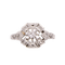 Bague Bague Art-déco Diamants et or blanc 58 Facettes