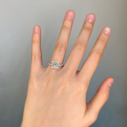 Bague 54 Solitaire - Diamant de 0,82 carat 58 Facettes 210131R-200065R