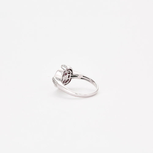 Bague Fantaisiste Diamant & Rubis