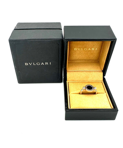 Bague 54 BVLGARI. Collection "BVLGARI-BVLGARI", bague 2 ors et onyx 58 Facettes