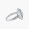 Bague 57 Bague style Art Déco Diamants Emeraudes 58 Facettes AB67