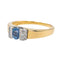 Bague 55 Bague Or jaune, Or blanc Saphir, Diamant 58 Facettes 2732084CN