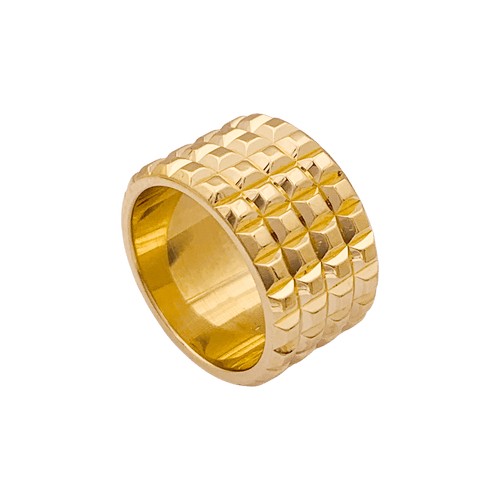 Bague 48 Bague Boucheron "Clou de Paris" or jaune. 58 Facettes 34418