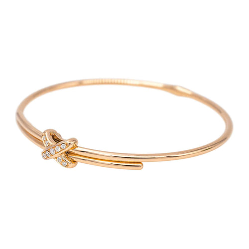 Bracelet Chaumet Bracelet Jonc Liens Or rose Diamant 58 Facettes 4173771RV