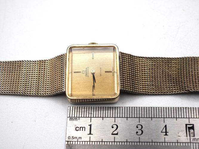 Montre OMEGA - Montre Emeraude automatique plaqué or 58 Facettes